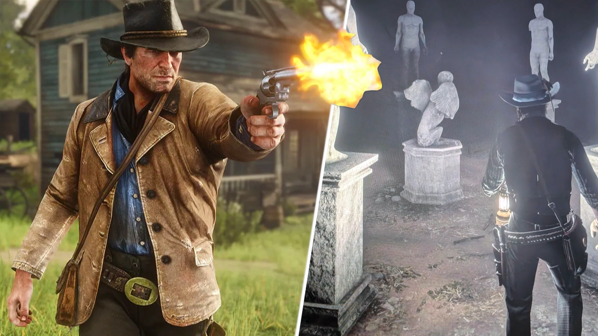 Red Dead Redemption 2 player finds creepy hidden cave filled with gold