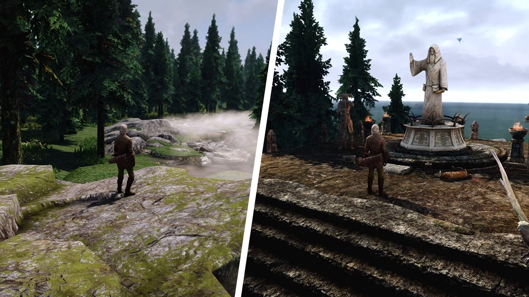 Skyrim fans can explore a huge new island in this free download