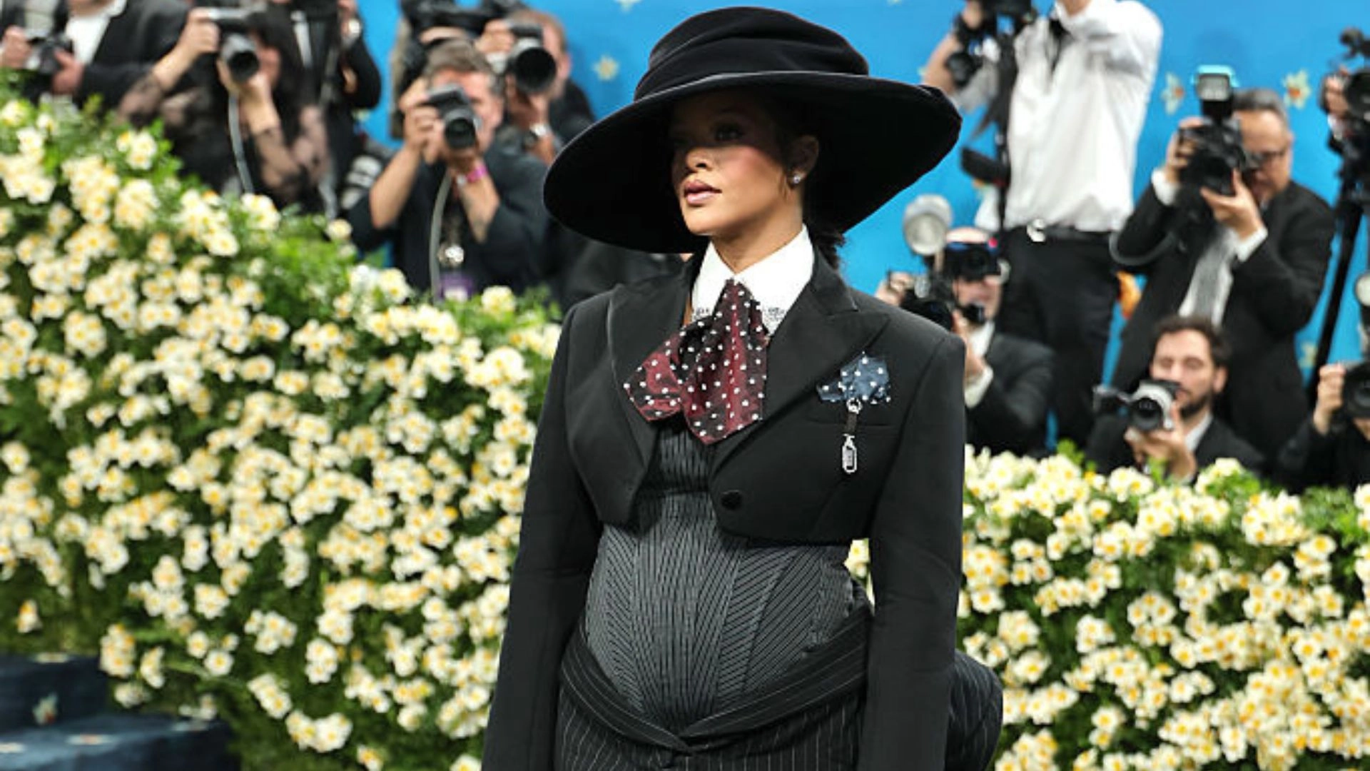 Rihanna’s Pregnant With Baby No. 3, Shows Off Baby Bump At The Met Gala