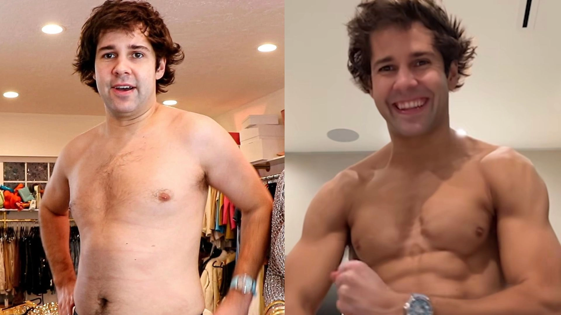 Uh, David Dobrik Is A Fitness Guru With A Six-Pack Now
