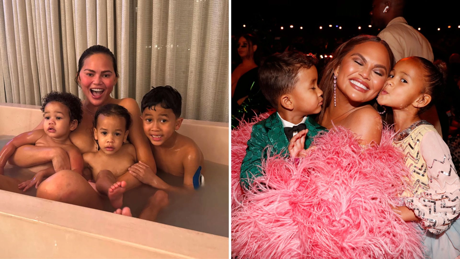 Chrissy Teigen Posted A Bath Pic With Her Kids And It’s Turned Into A Full-Blown Moral Debate