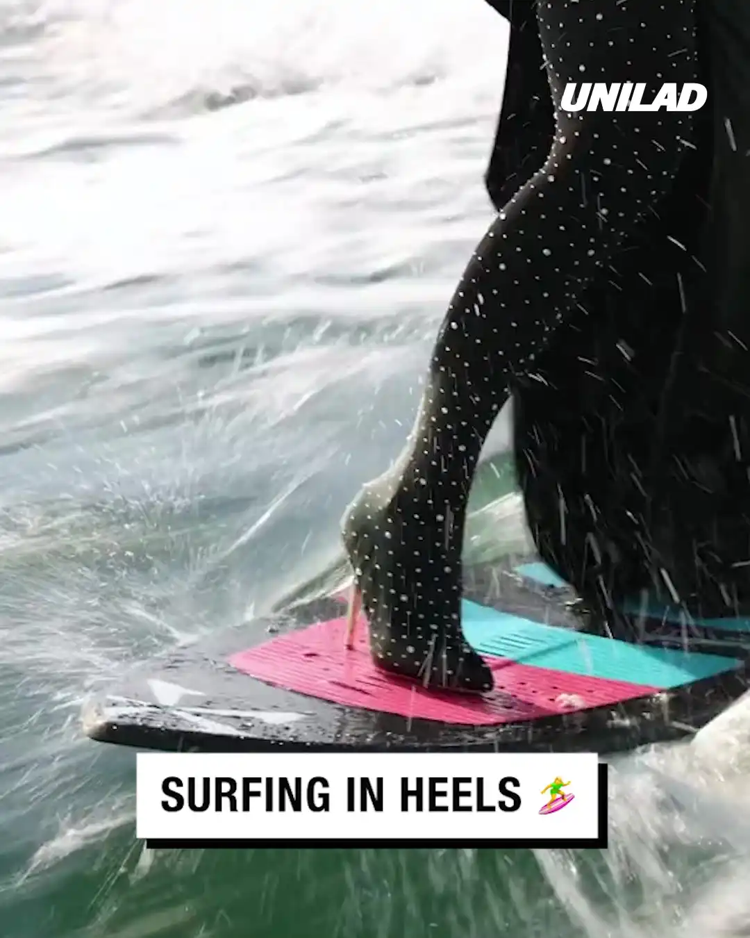 Surfing In heels