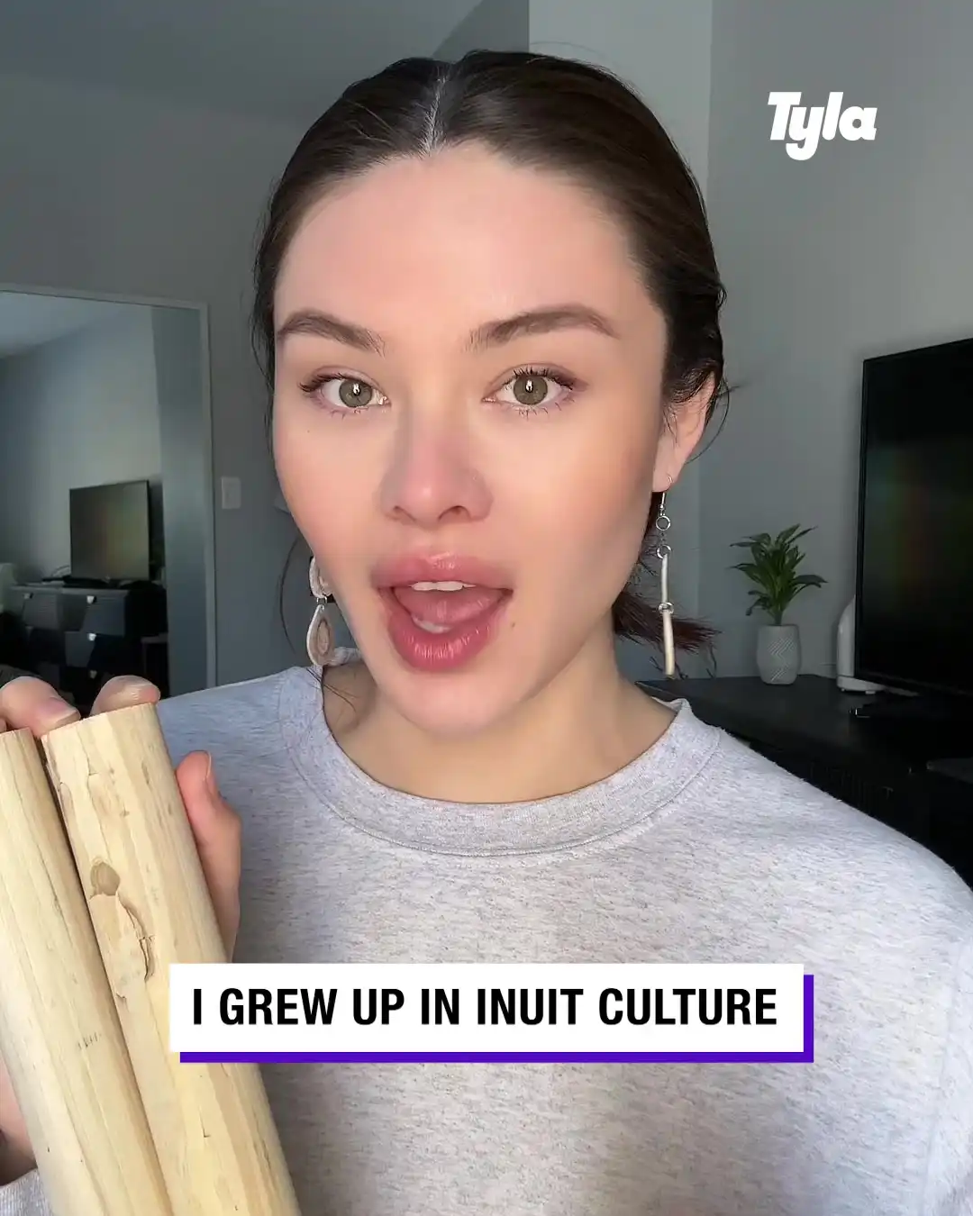 Make a traditional Inuit baby swing with me