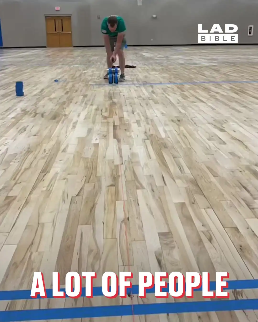 How to create gym floor lines