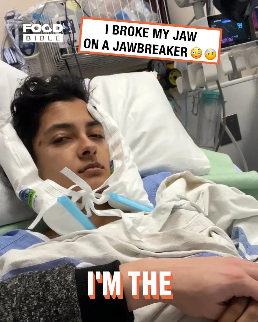 I broke my jaw on a jawbreaker 😳🤕