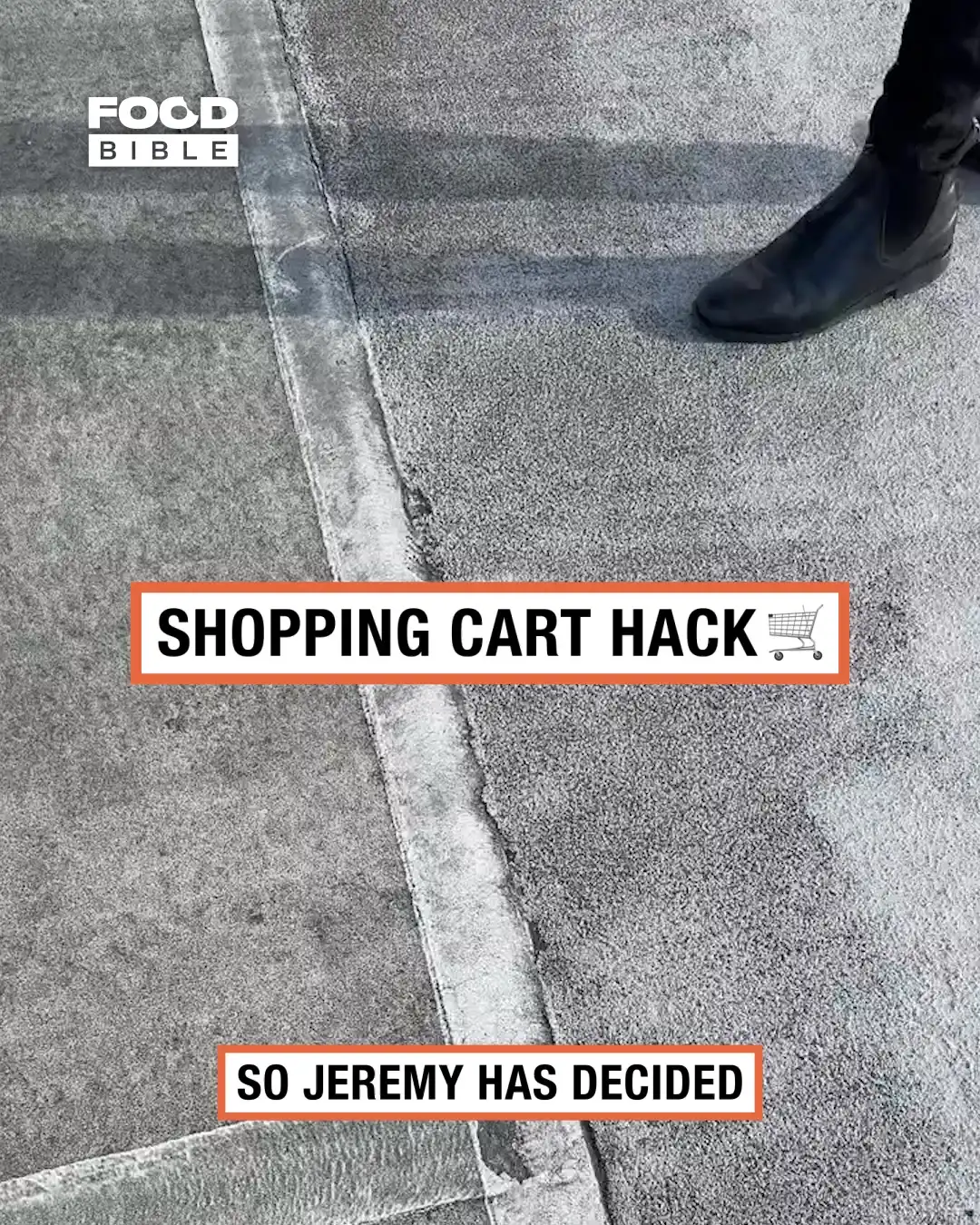 Foldable shopping cart hack 🤯🛒
