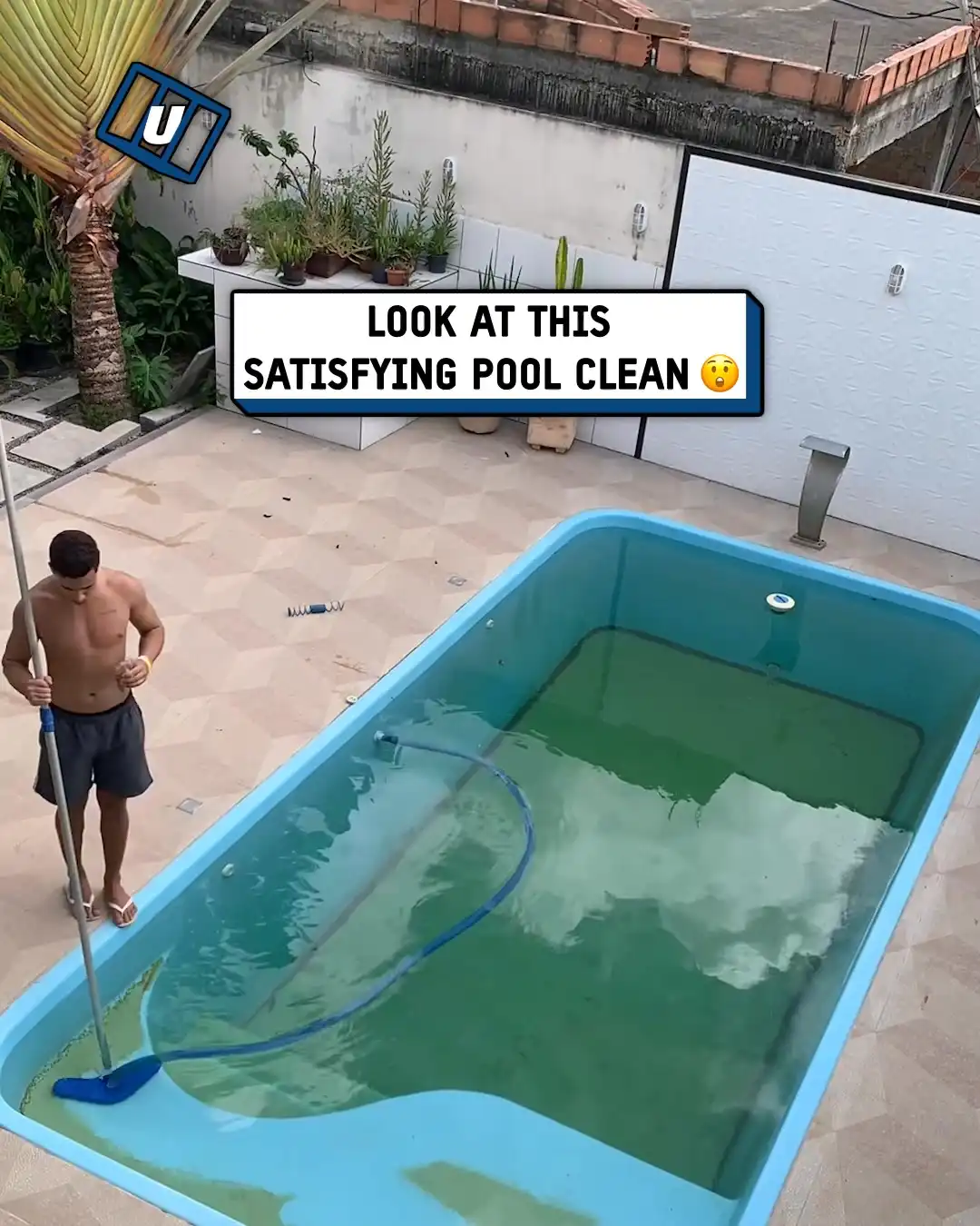 Satisfying pool clean