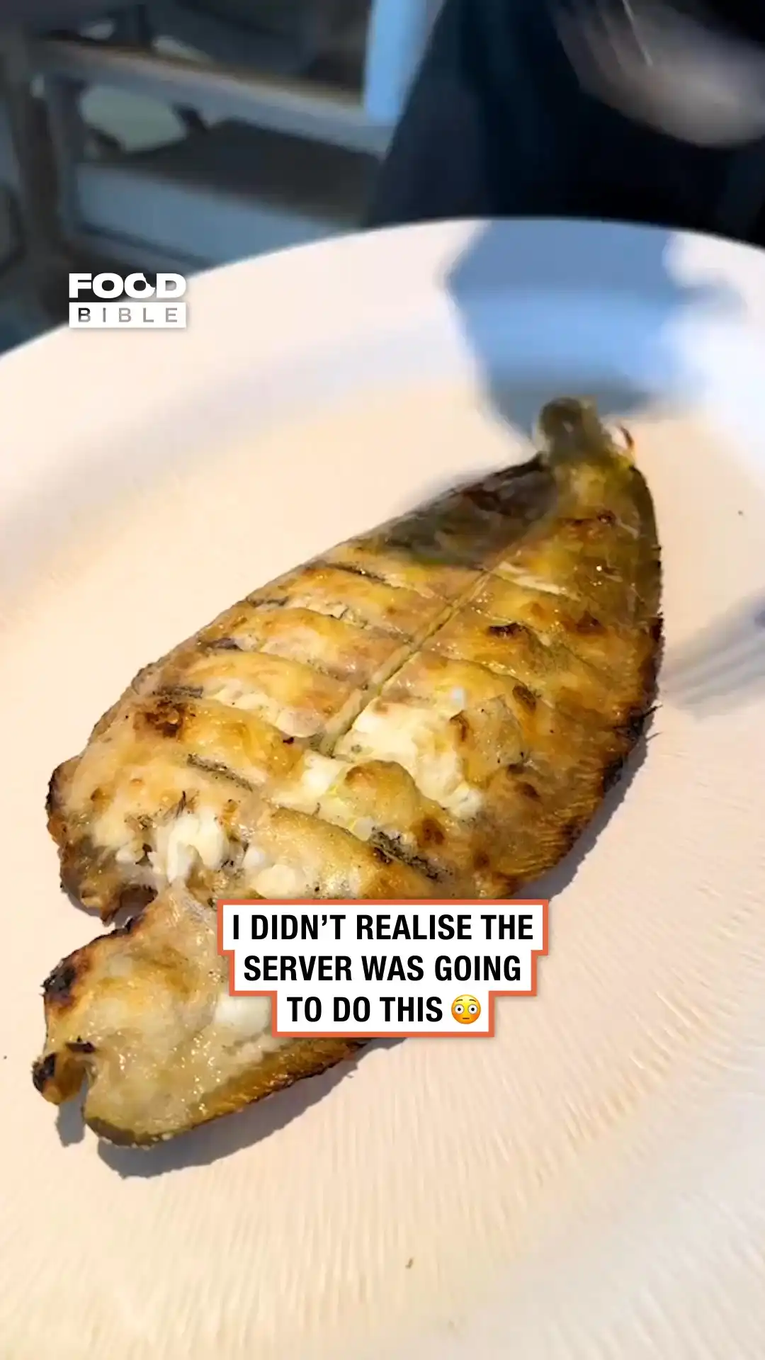 De-boning a full fish at the table π