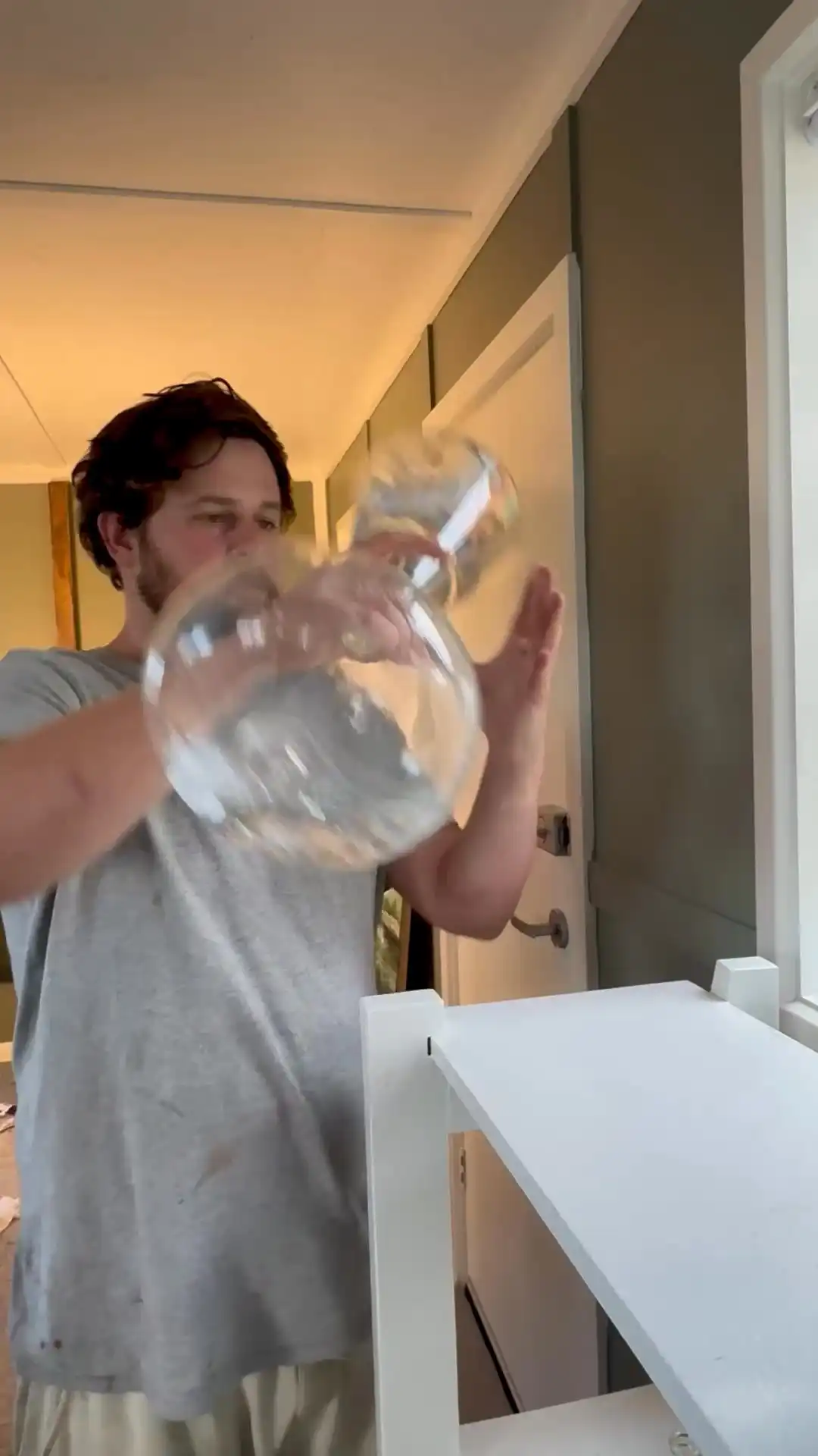 Creating a water vortex π