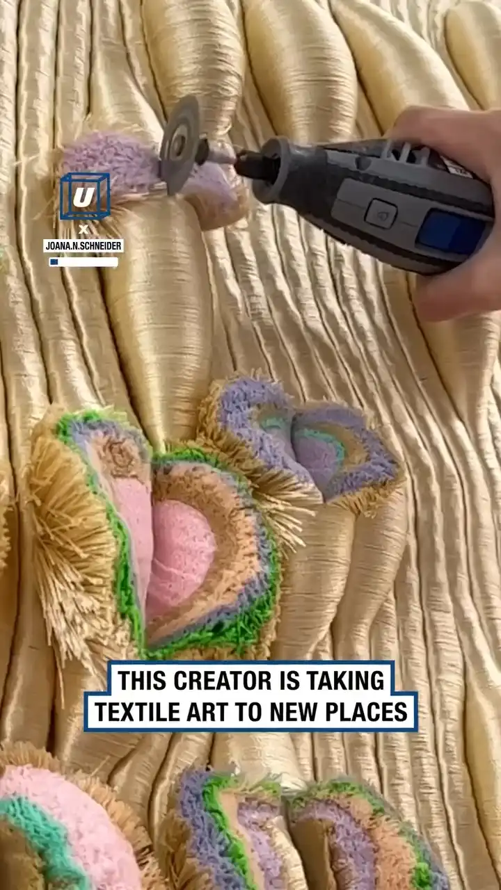 Textile art is satisfying