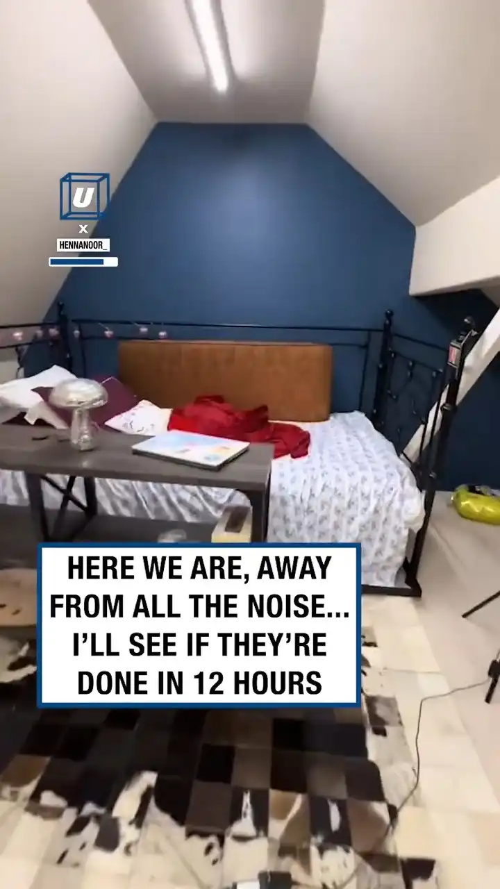 This bedroom is built for introverts