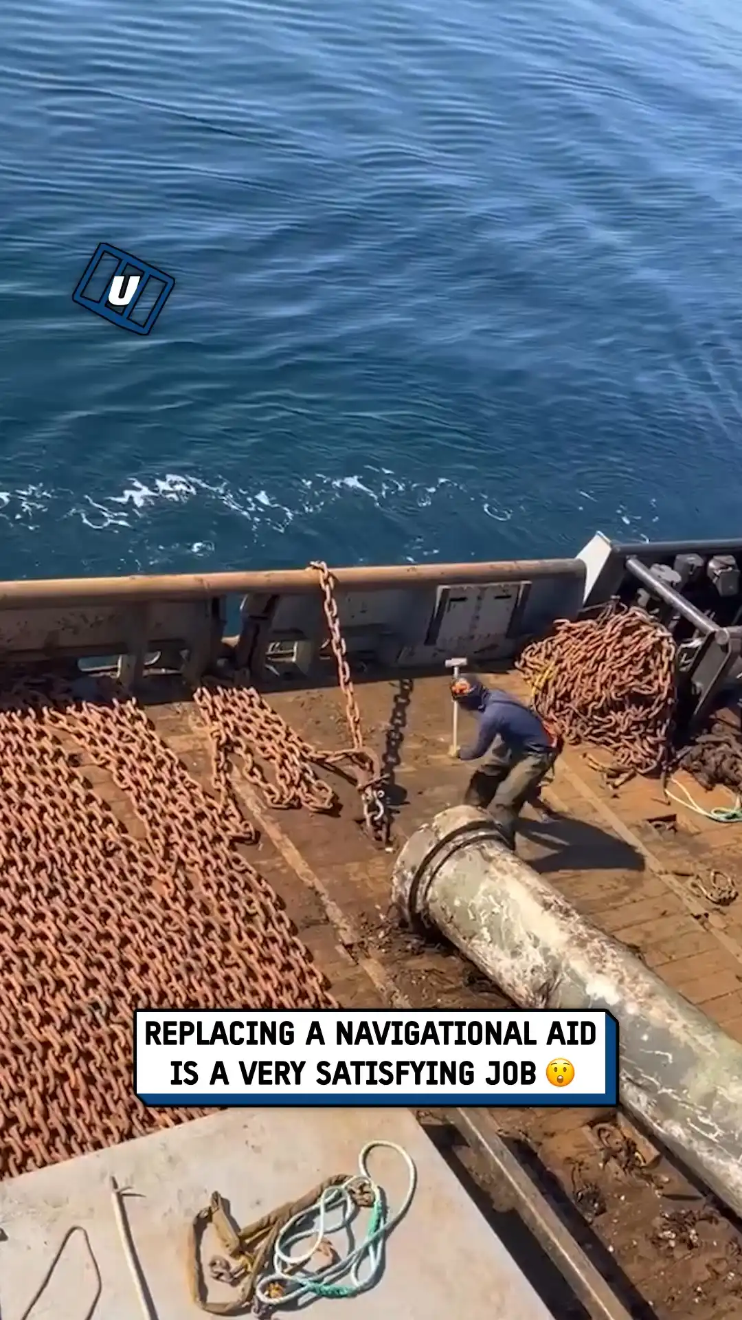 Replacing a navigational aid 🌊🤯