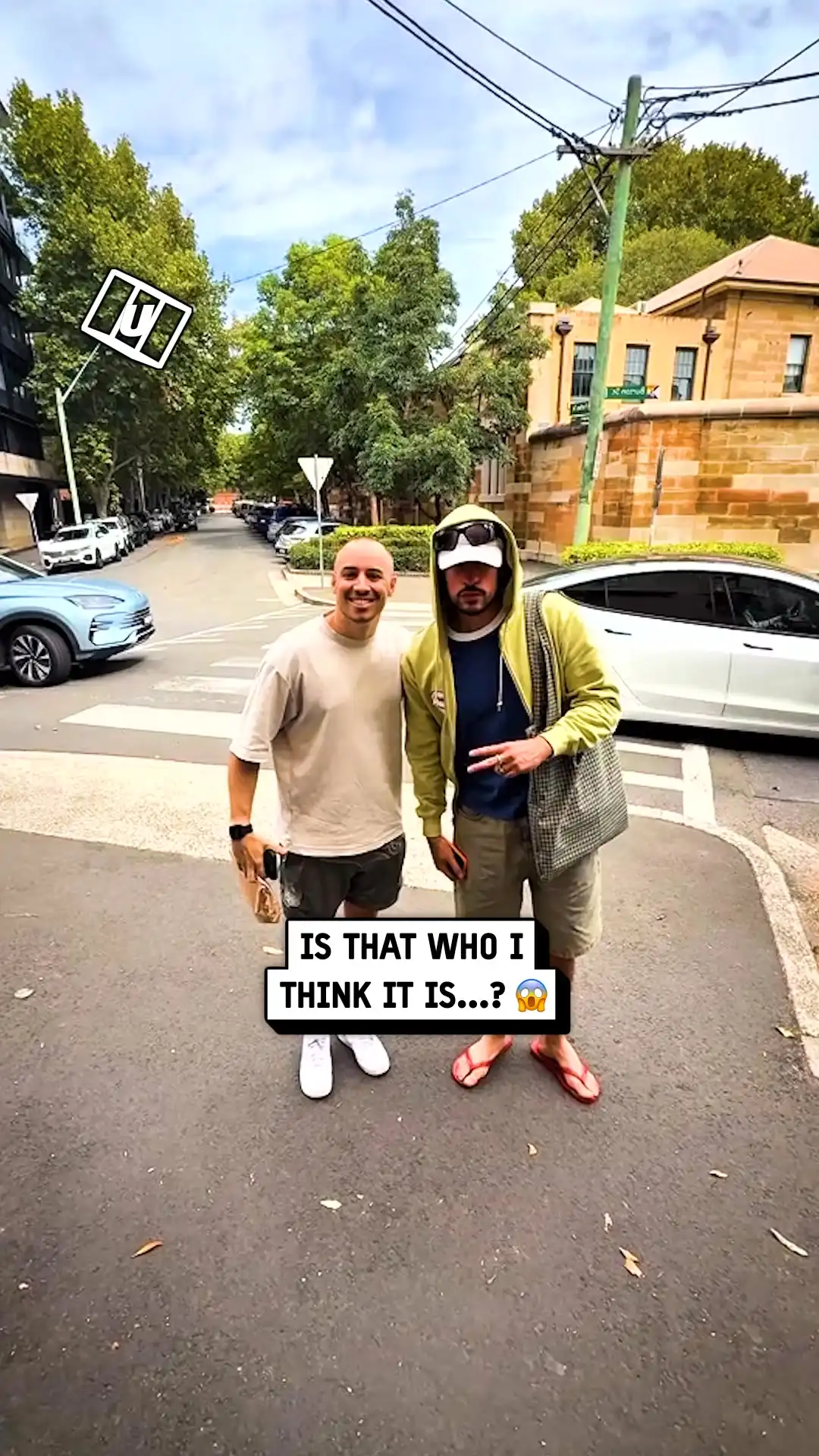 Casually meeting Bad Bunny