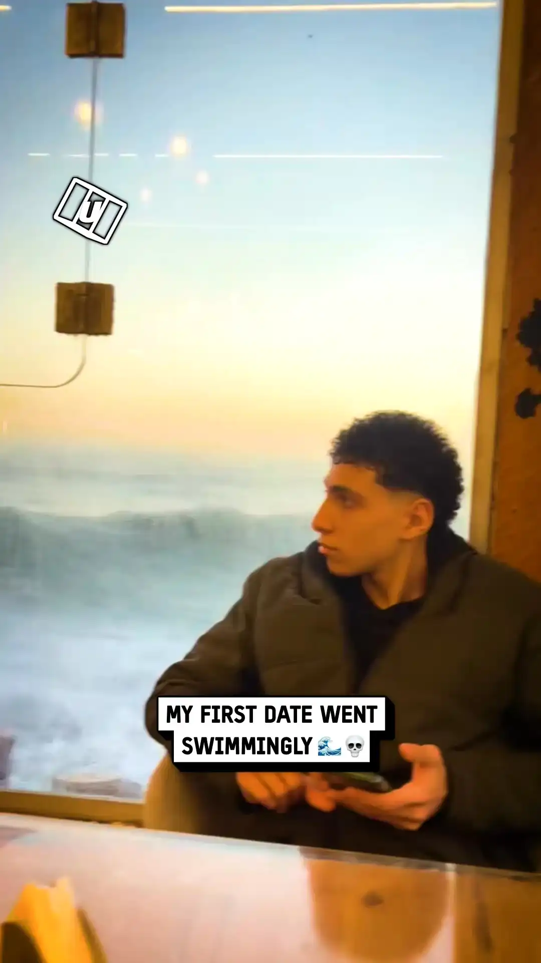 Big wave ruins first date