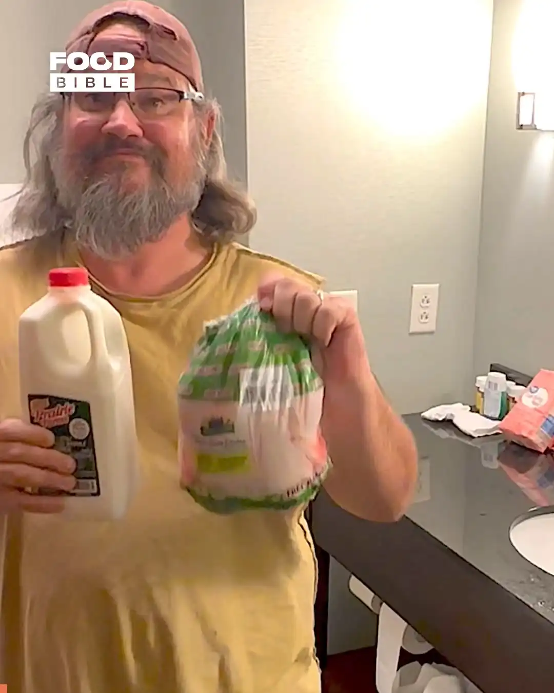 Cooking in my hotel bathroom π
