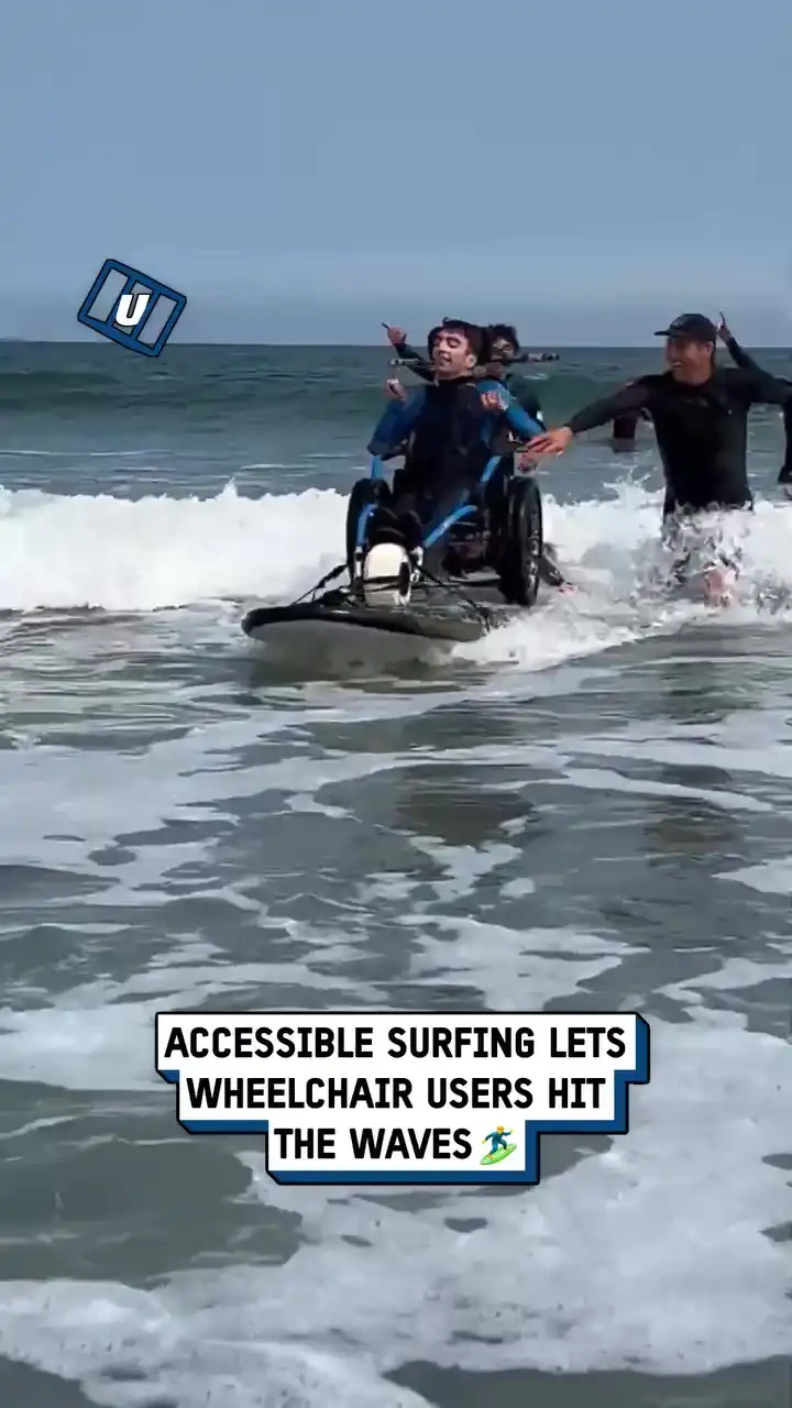Accessible wheelchair surfing