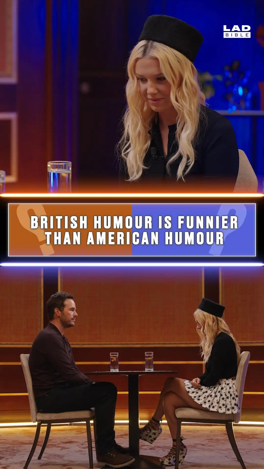 Chris Pratt & Millie Bobby Brown debate British vs. American humour