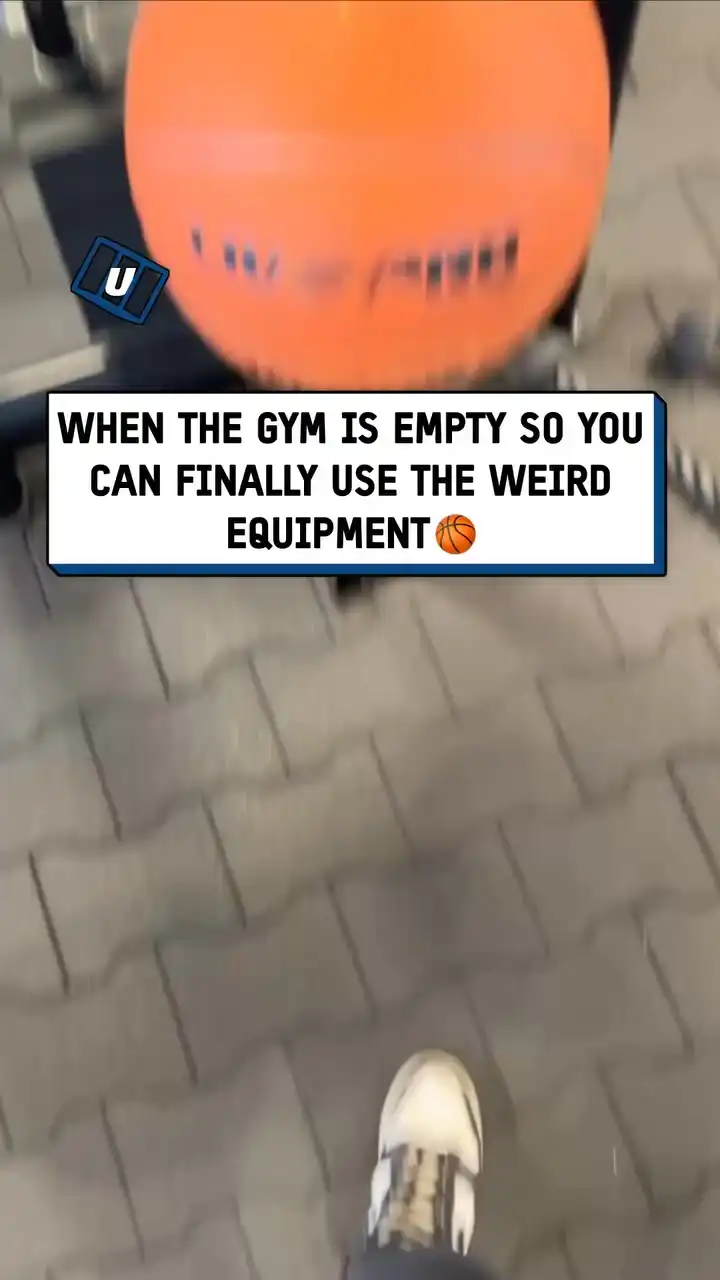 I can finally use the basketball machine without judgement 😂🏀