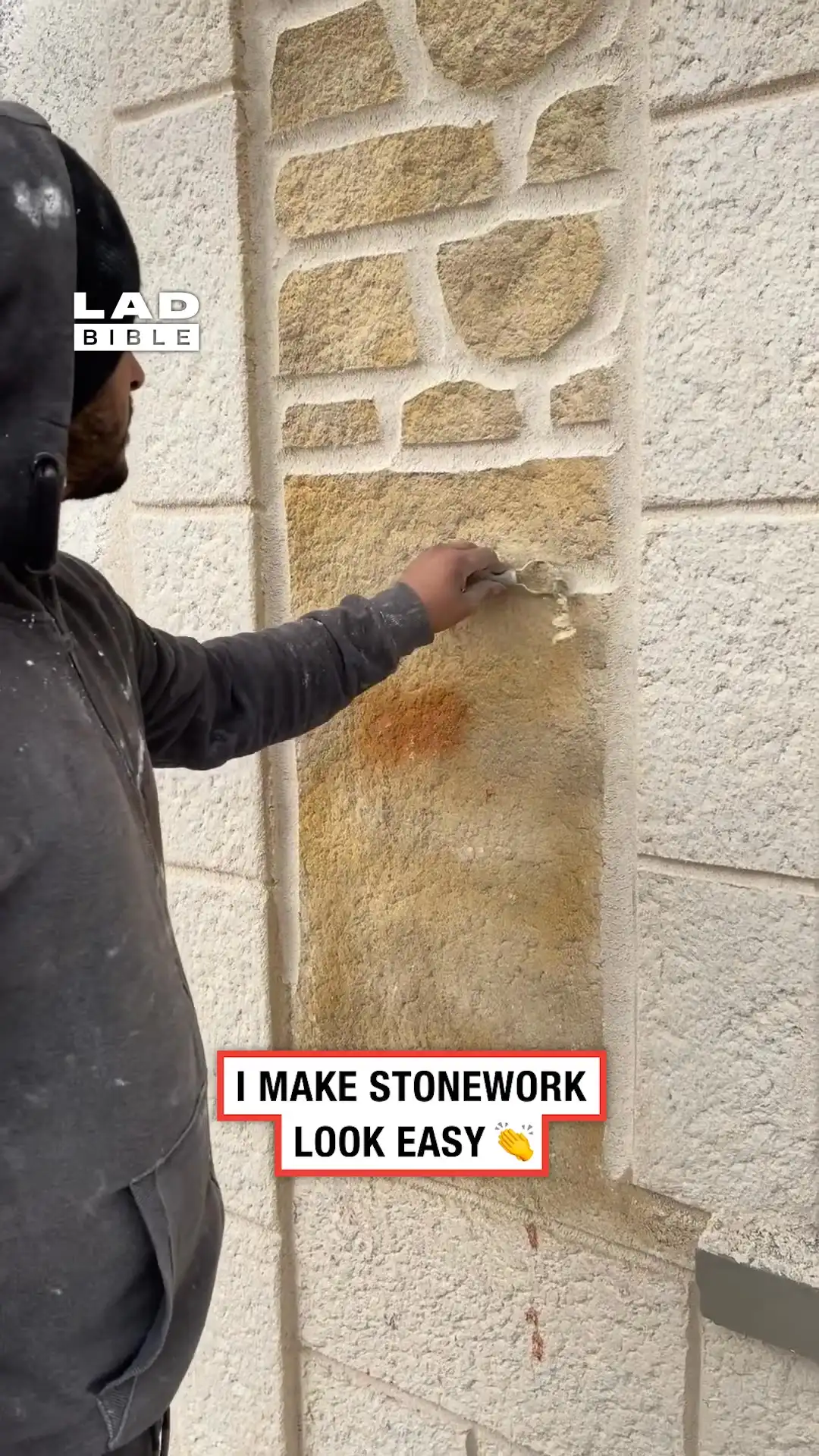 Making stonework look easy 👏