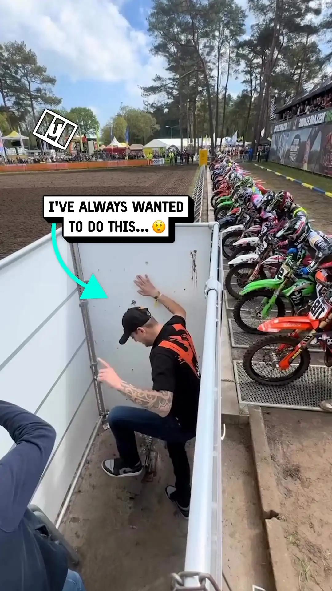 Bro SHOOK he got to do this π