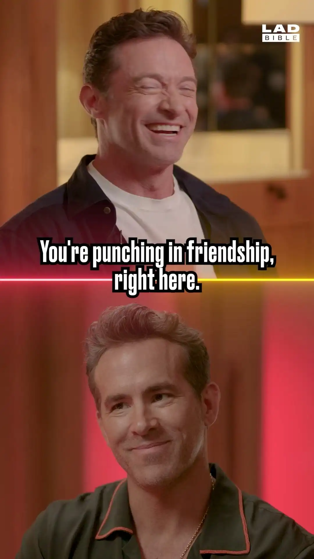 Ryan Reynolds describes his friendship with Hugh Jackman