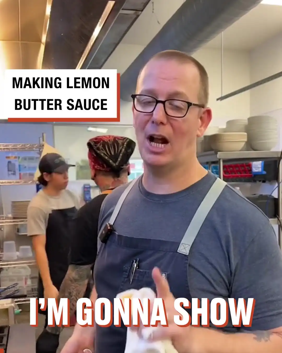 Making lemon butter sauce ππ§