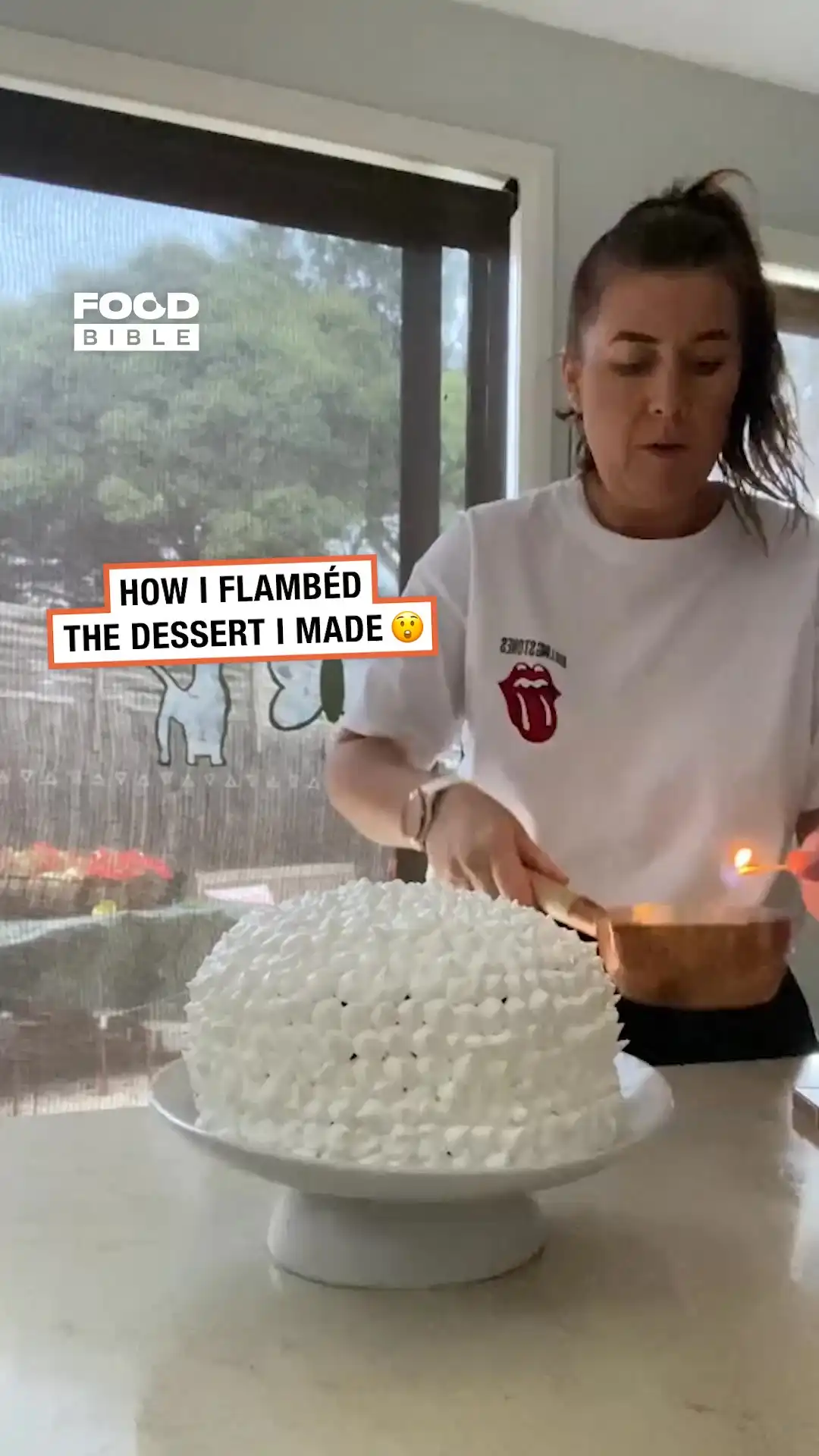 How I flambé a dessert 🔥