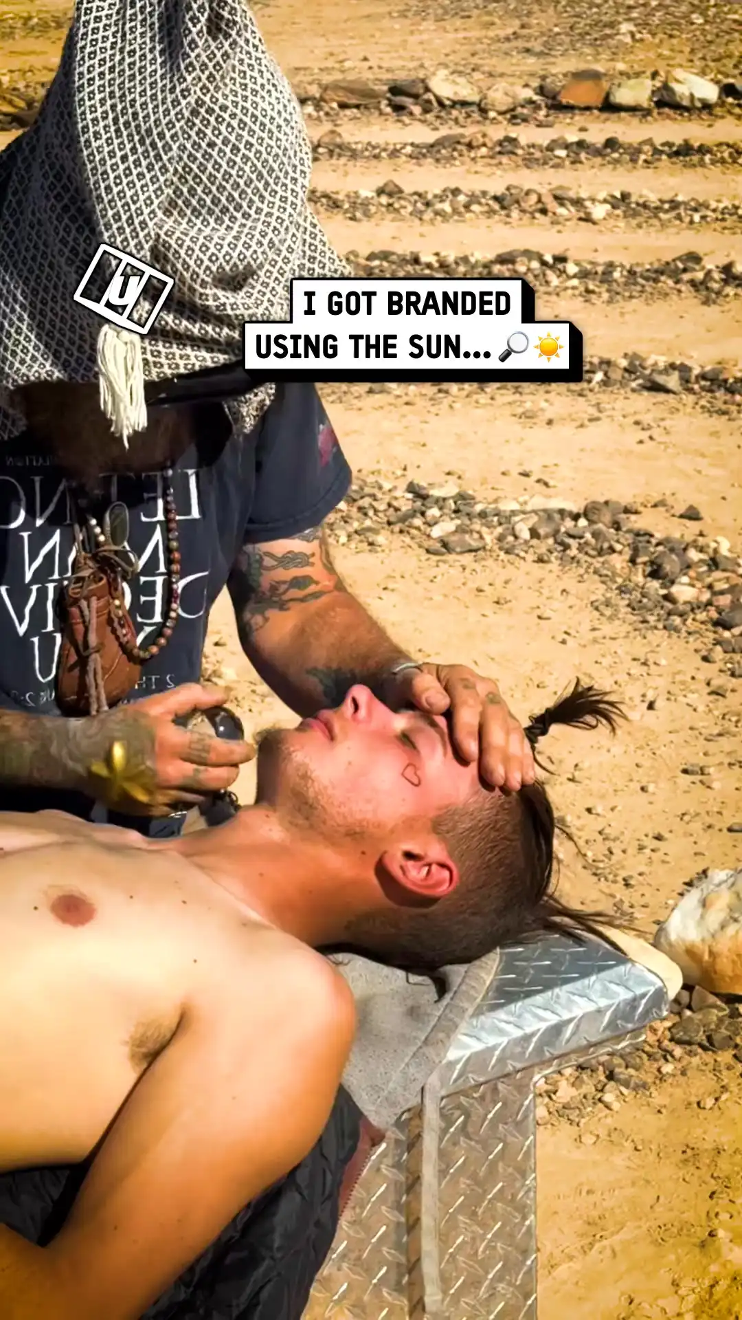 Branding using the sun