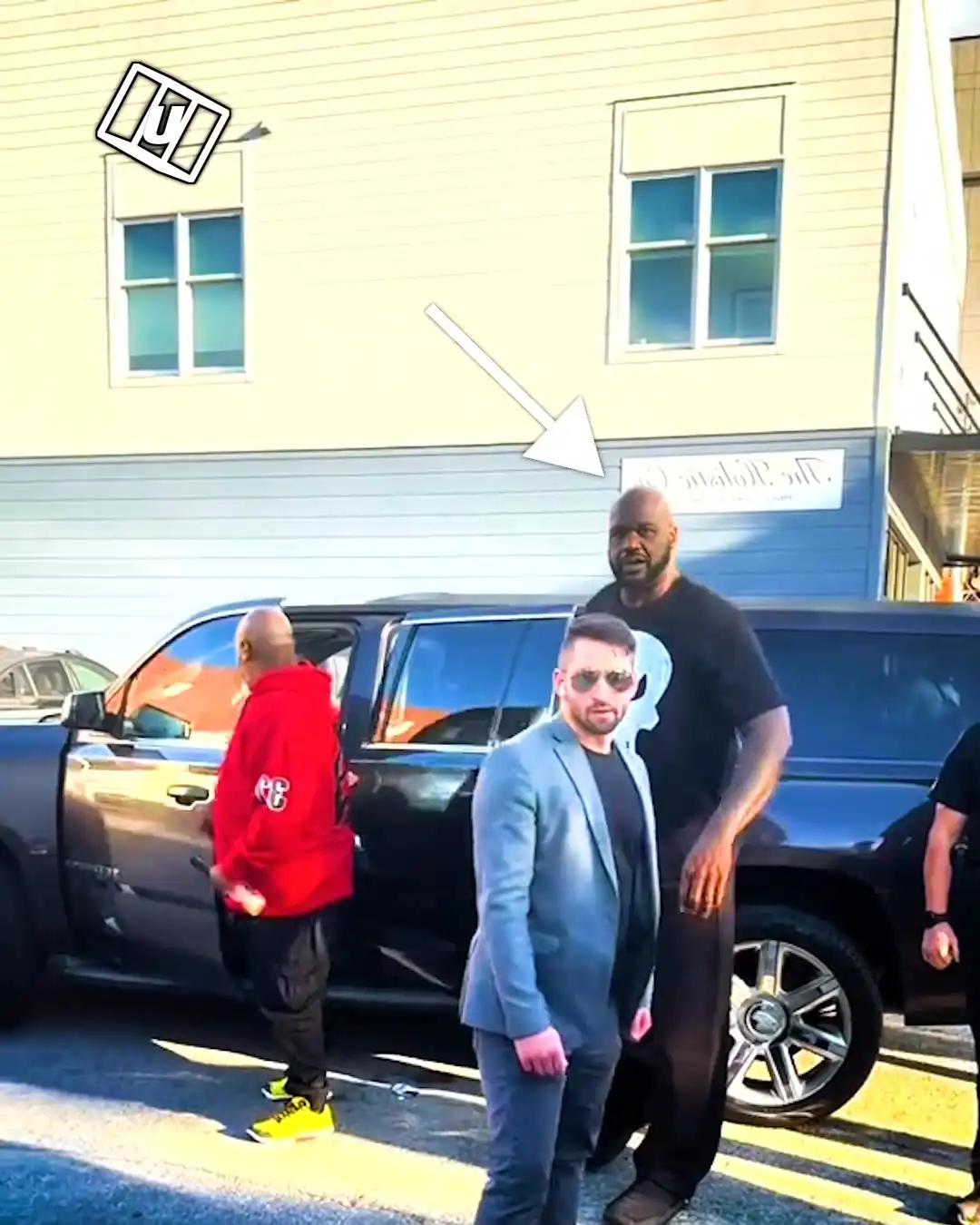 When you're somehow taller than Shaq