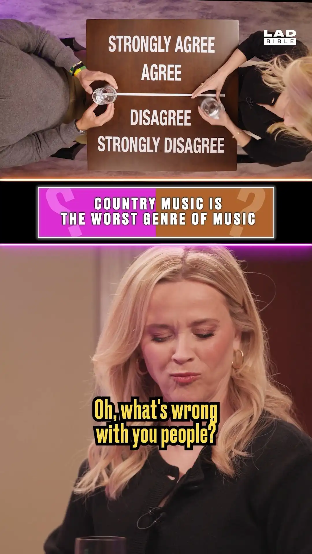 Will Ferrell & Reese Witherspoon discuss whether country music is the worst genre