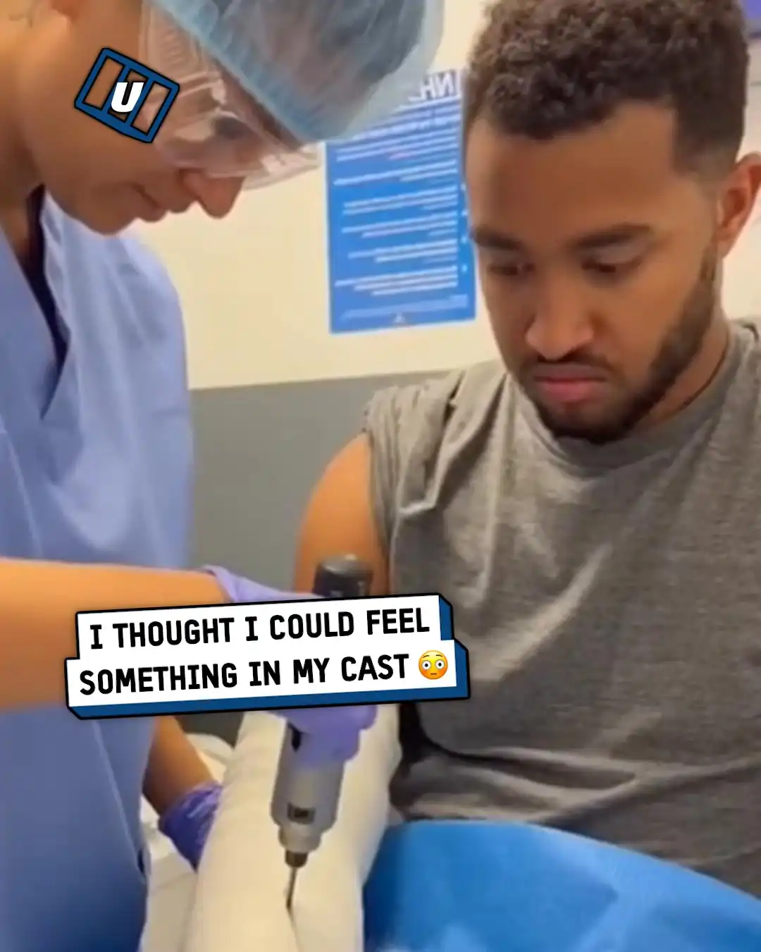 Maggots under arm cast 😰🪱