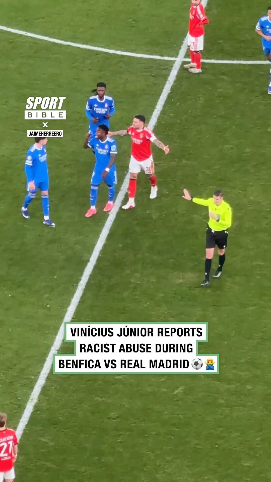 Vini Jr. Reports Racist Abuse To The Referee