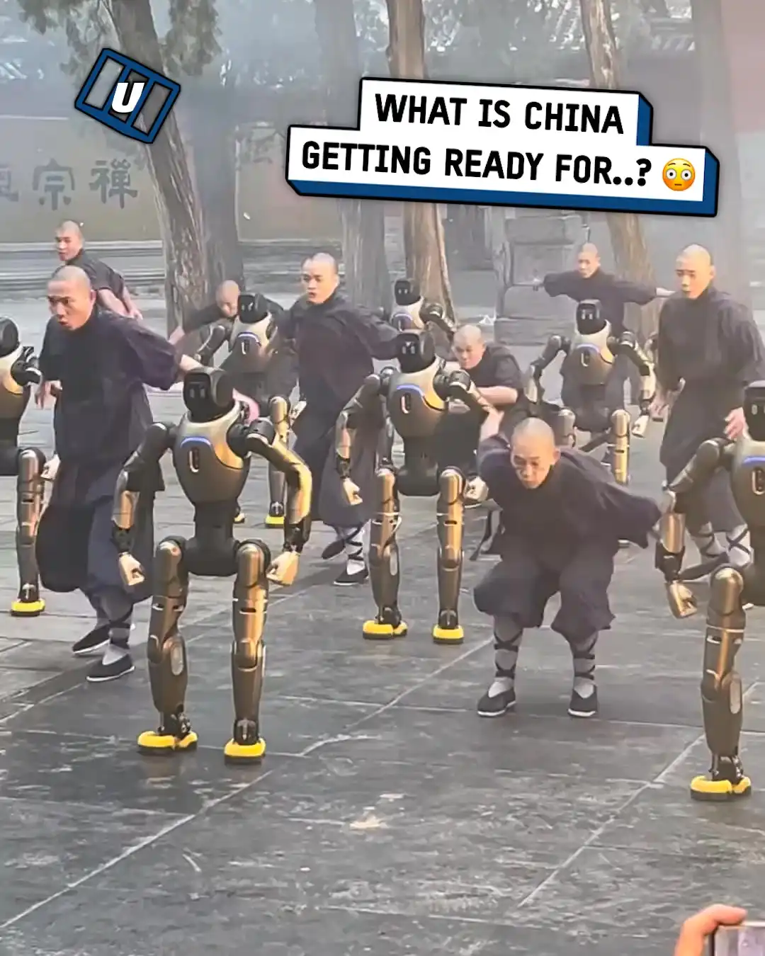 What is China preparing for 😳🤖