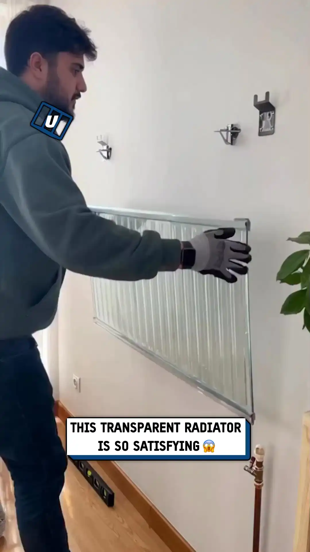 Transparent radiator install 😱🤯