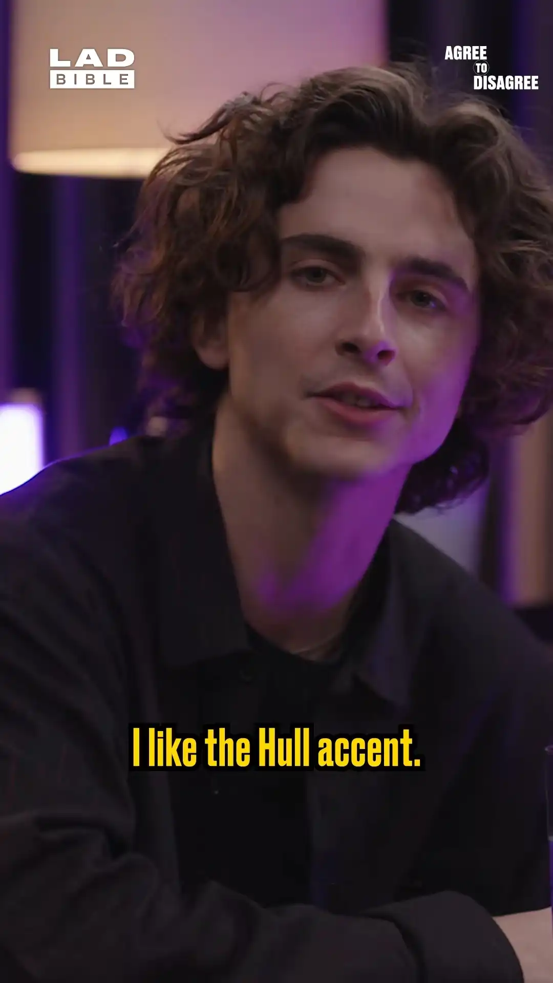 Timothée Chalamet finds the Hull accent sexy