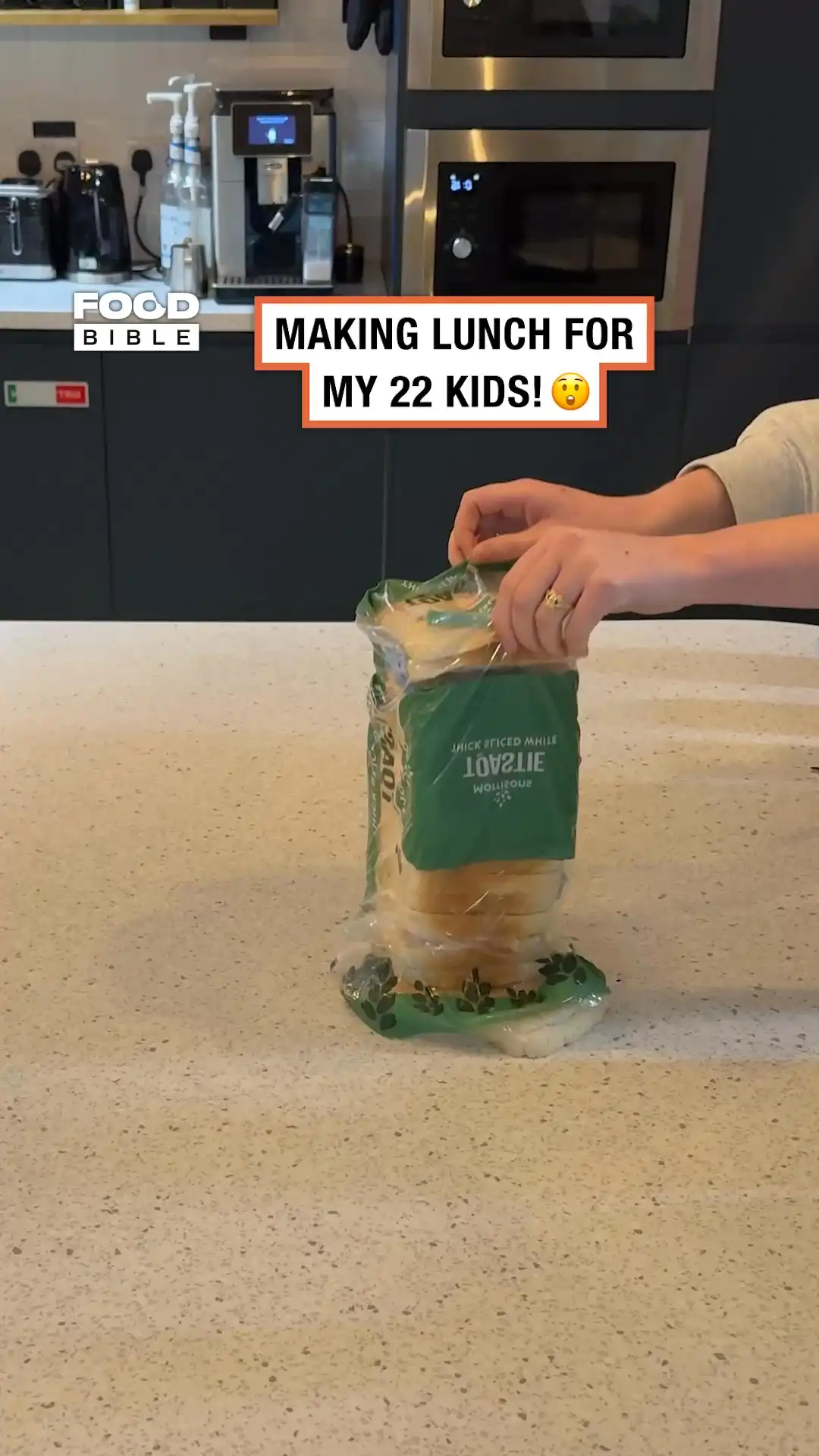 Making lunch for my 22 kids 🥪