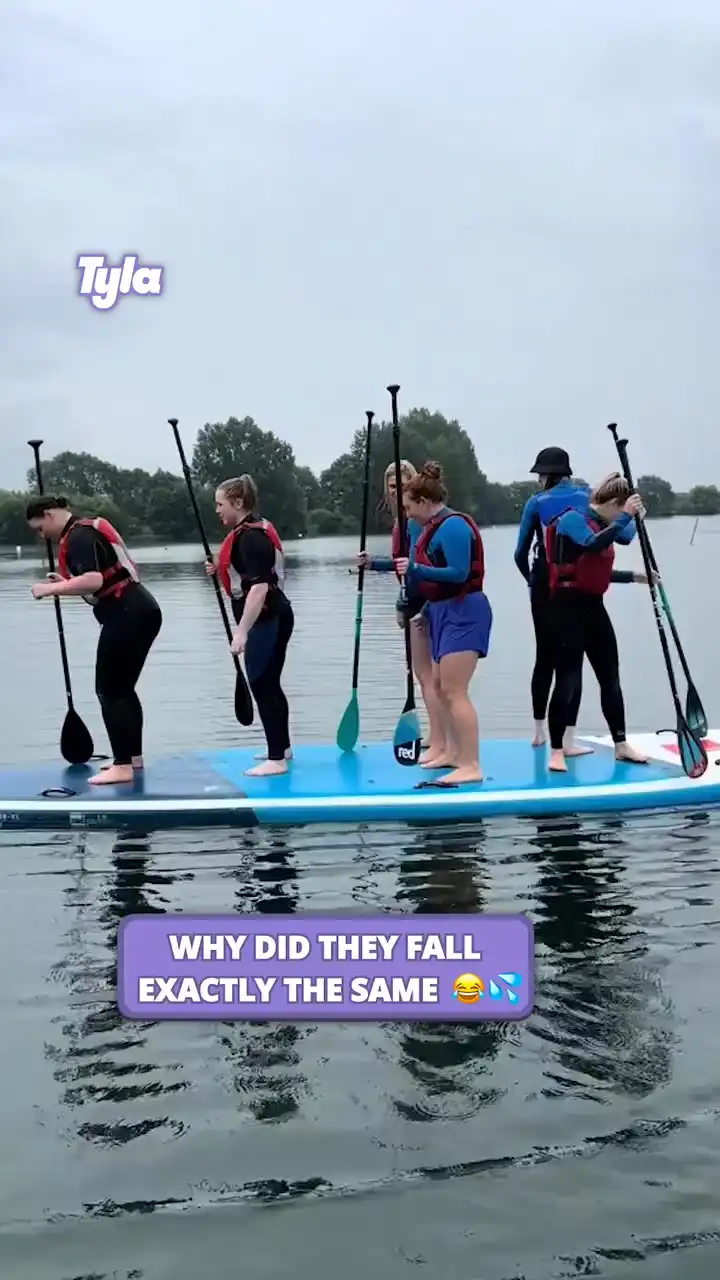 At least they fell with style 😅