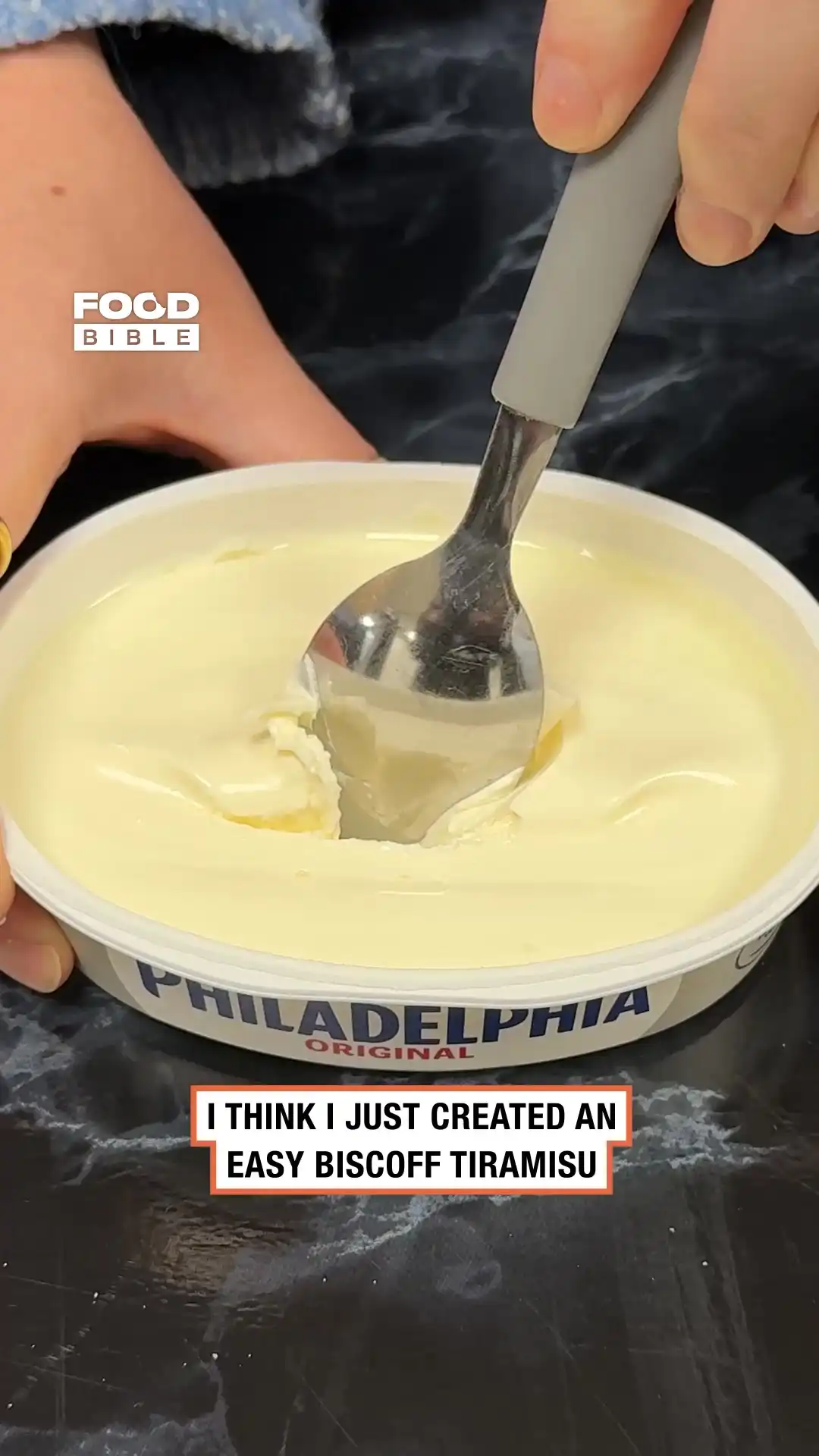 Soft Cheese Tiramisu Hack 😋