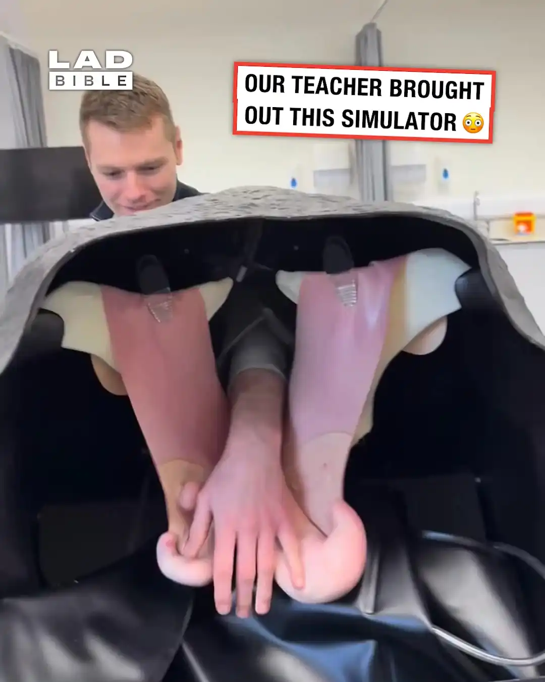 Weird vet examination device 😳