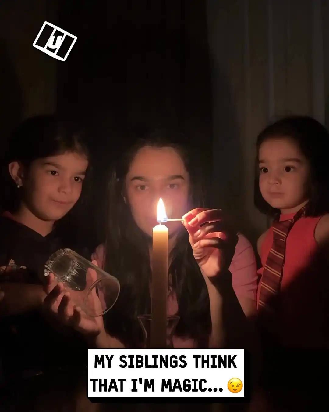 Magic candle re light trick