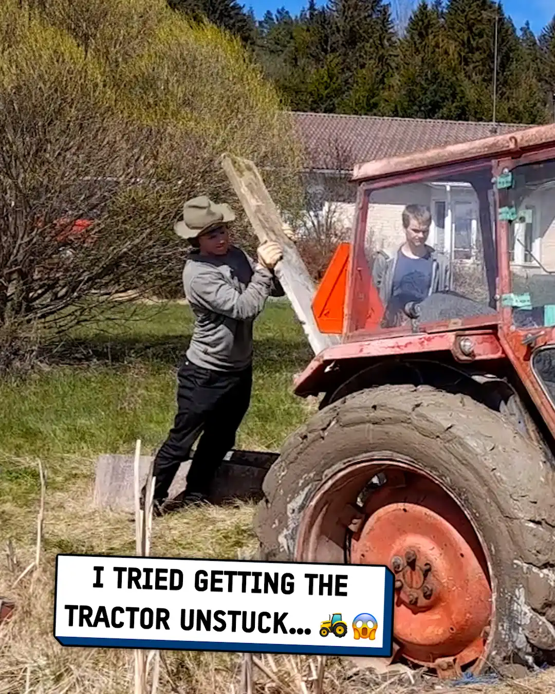 Board claps back at man 🚜🤣