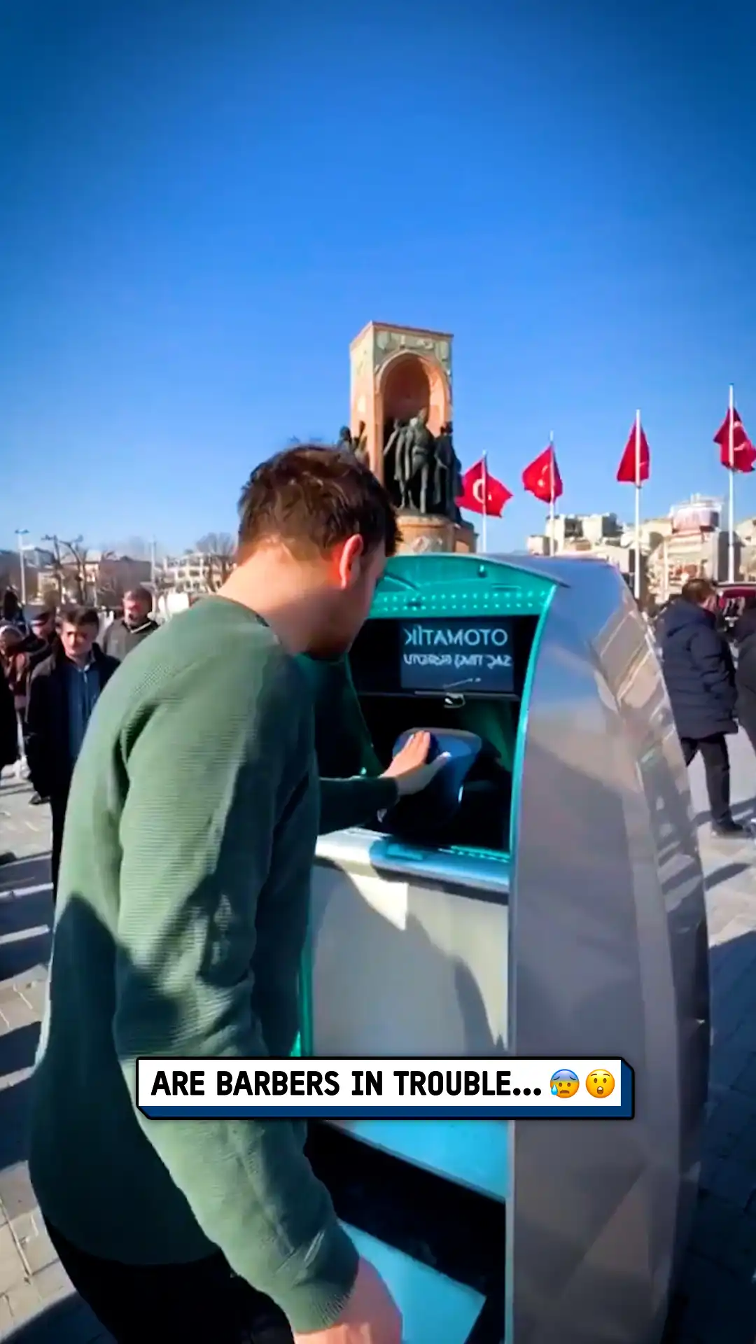 Automatic shaving robot 💇‍♂️🤖