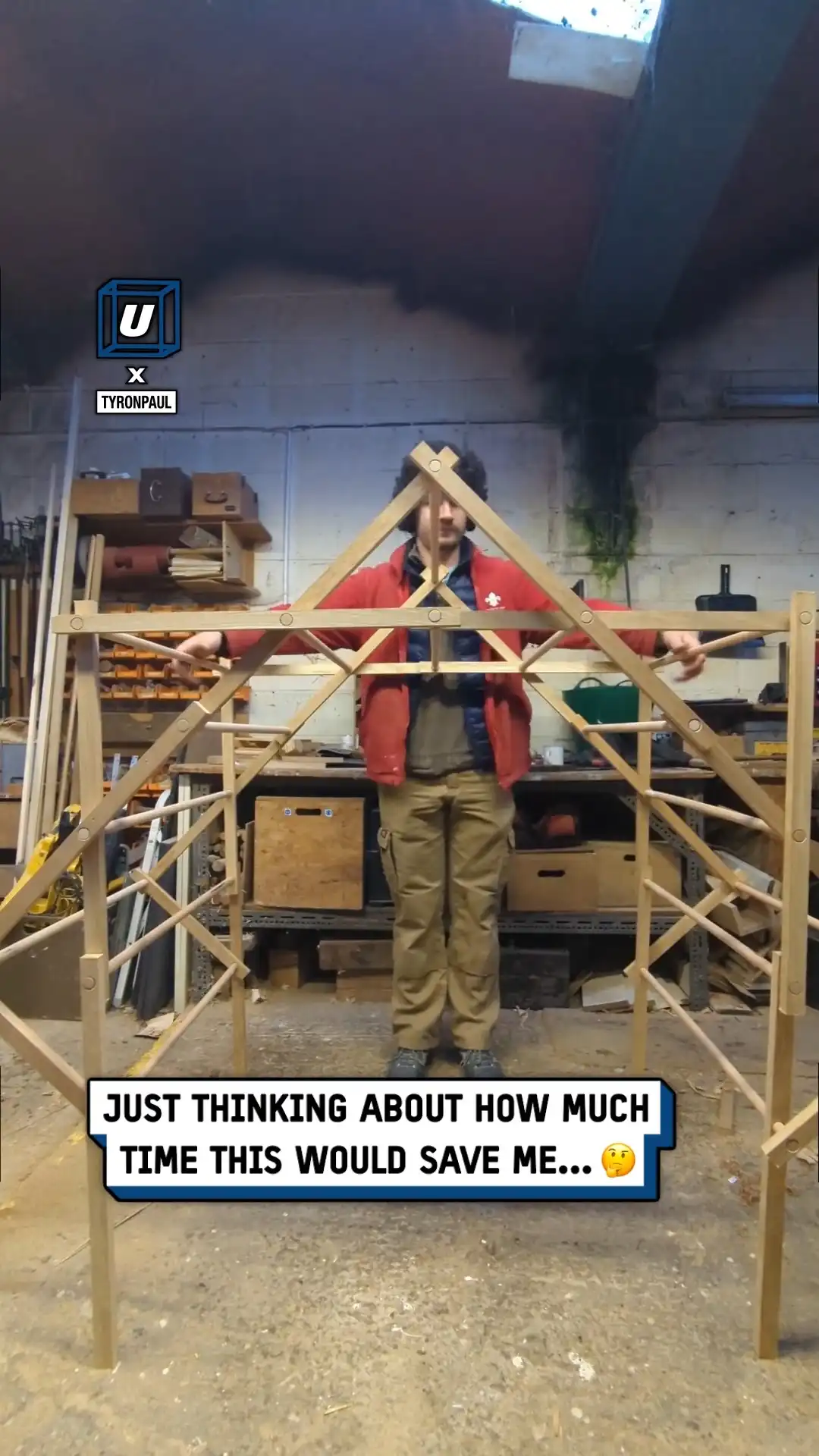 Genius clothes drying rack 👔🤯