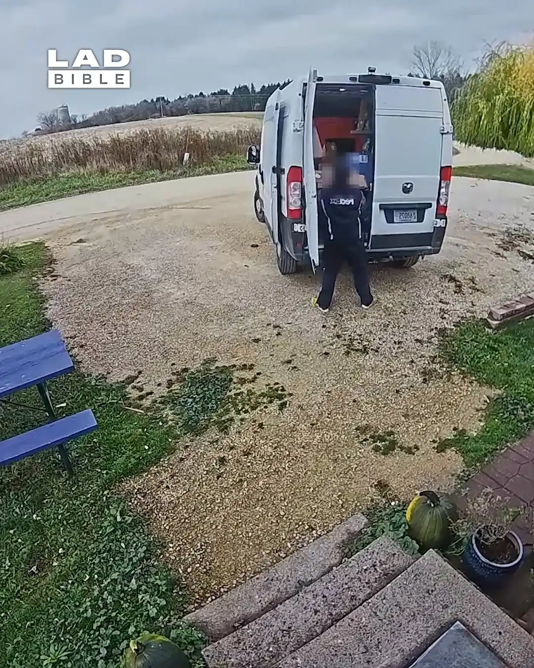 I caught my delivery driver red-handed 😲