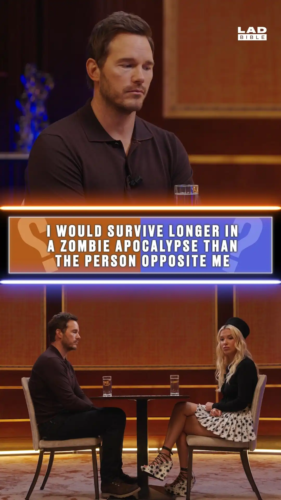 Chris Pratt & Millie Bobby Brown talk about zombie apocolpyses