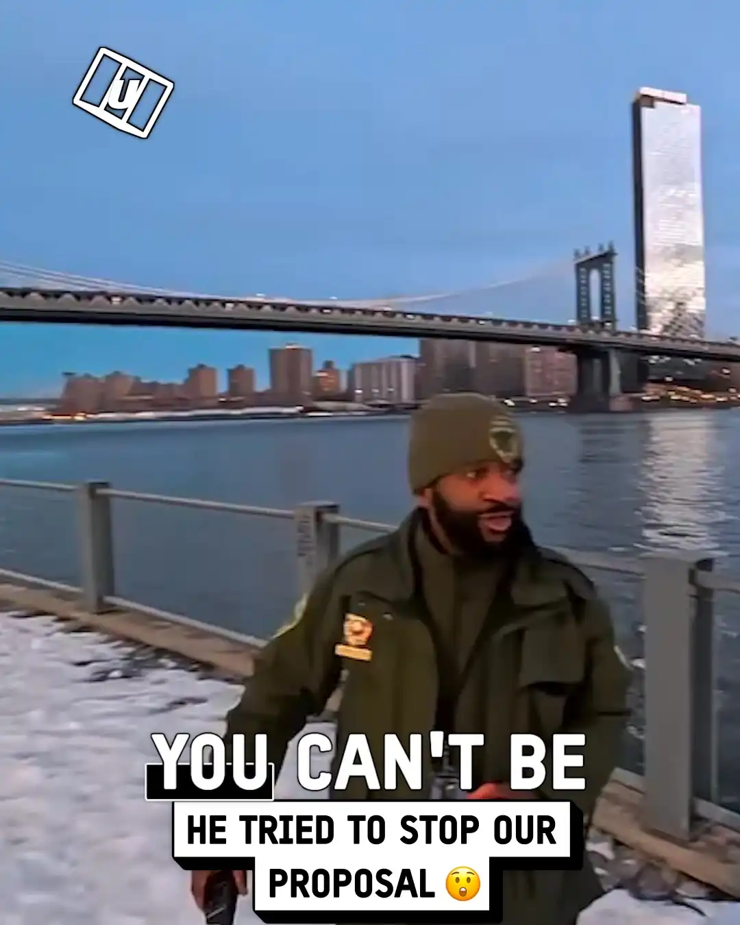 We were told to leave during our proposal 😭💍