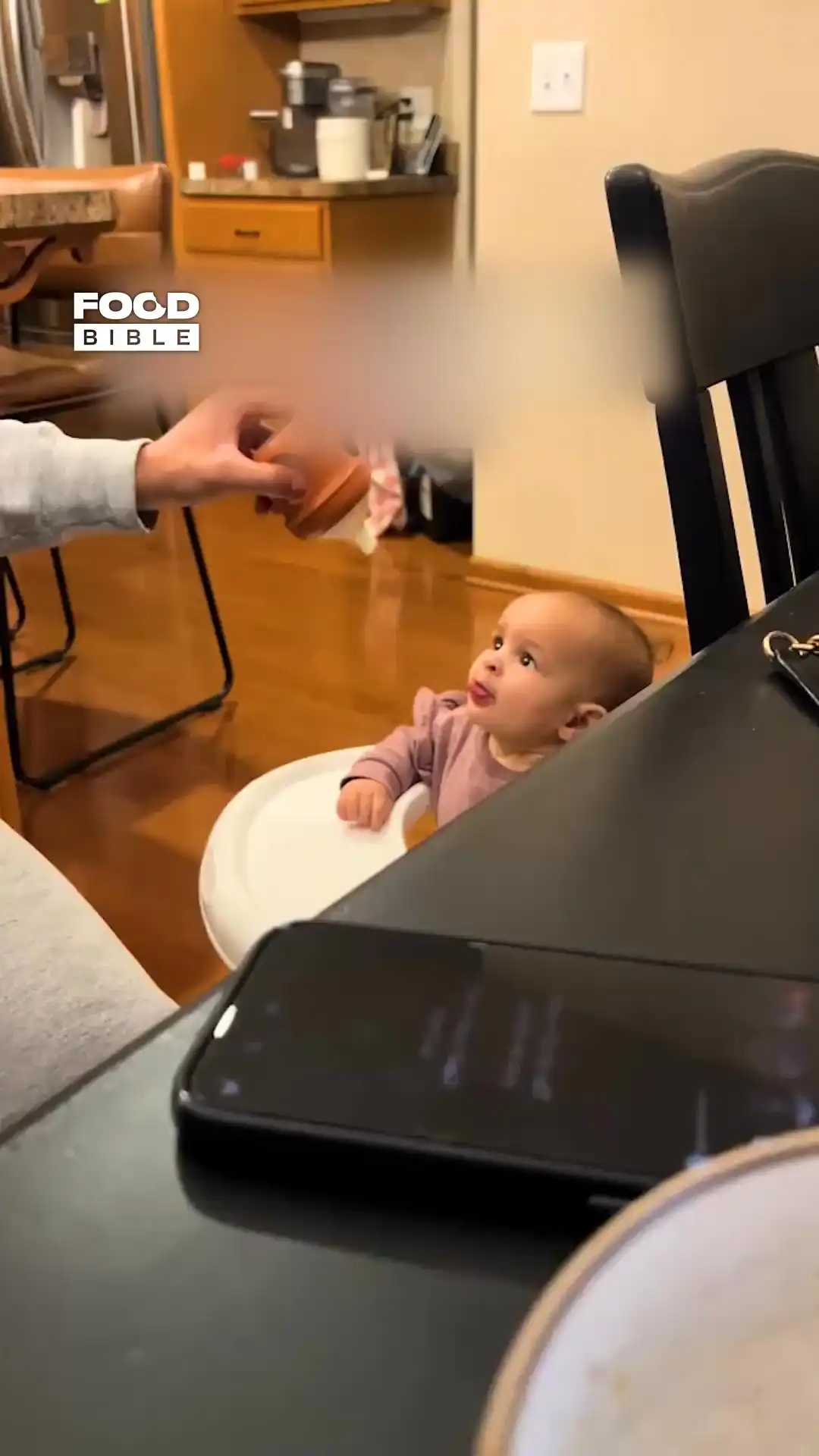 Dad Tries Hibachi Style Bottle Feeding for Picky Baby 😂