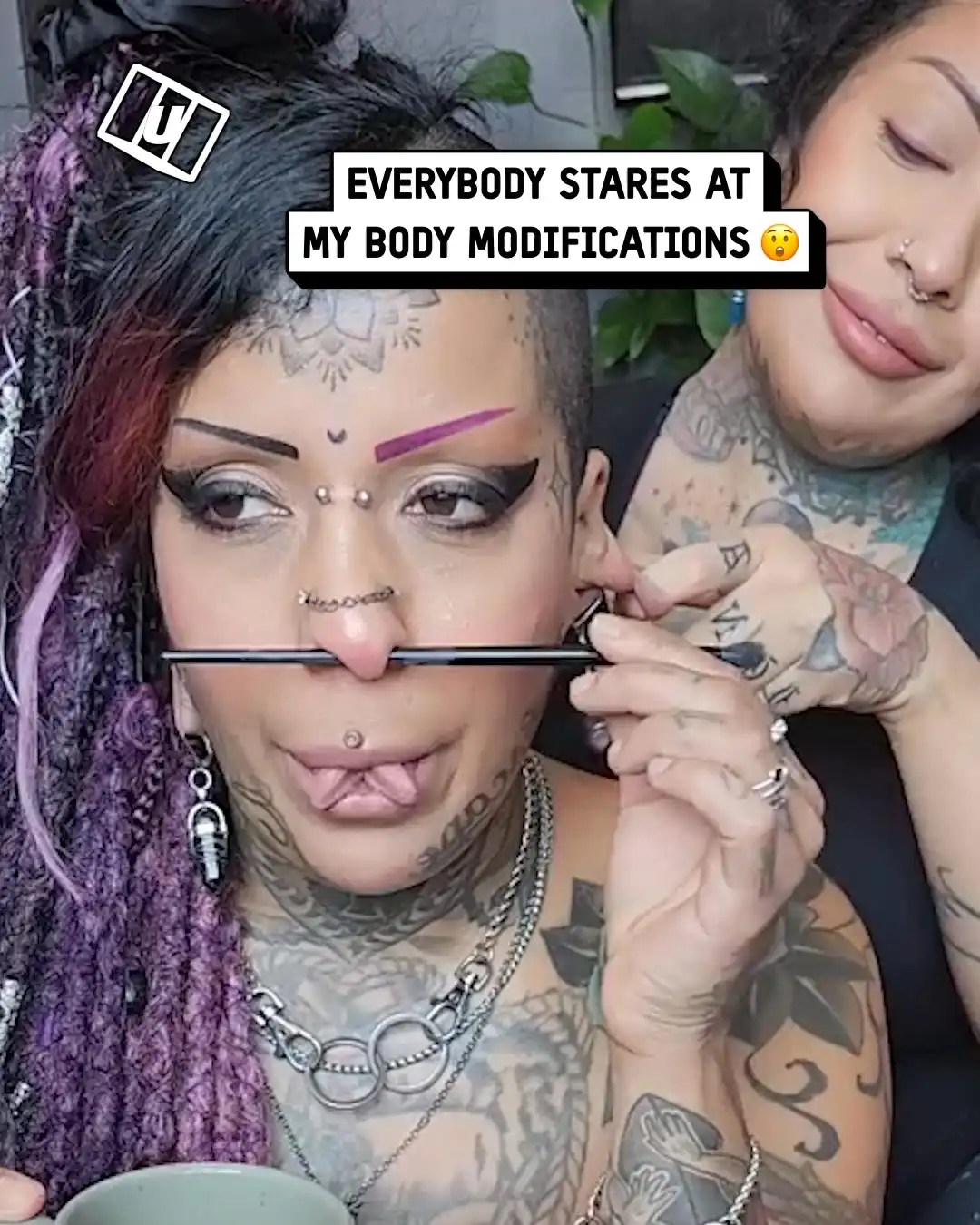 Split tongue body mod π²π