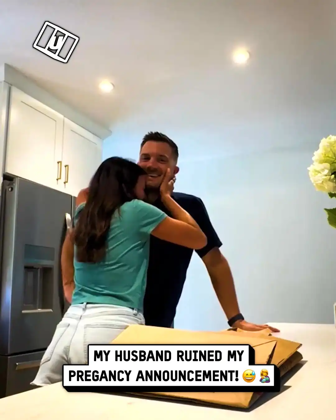 Husband ruins pregnancy announcement