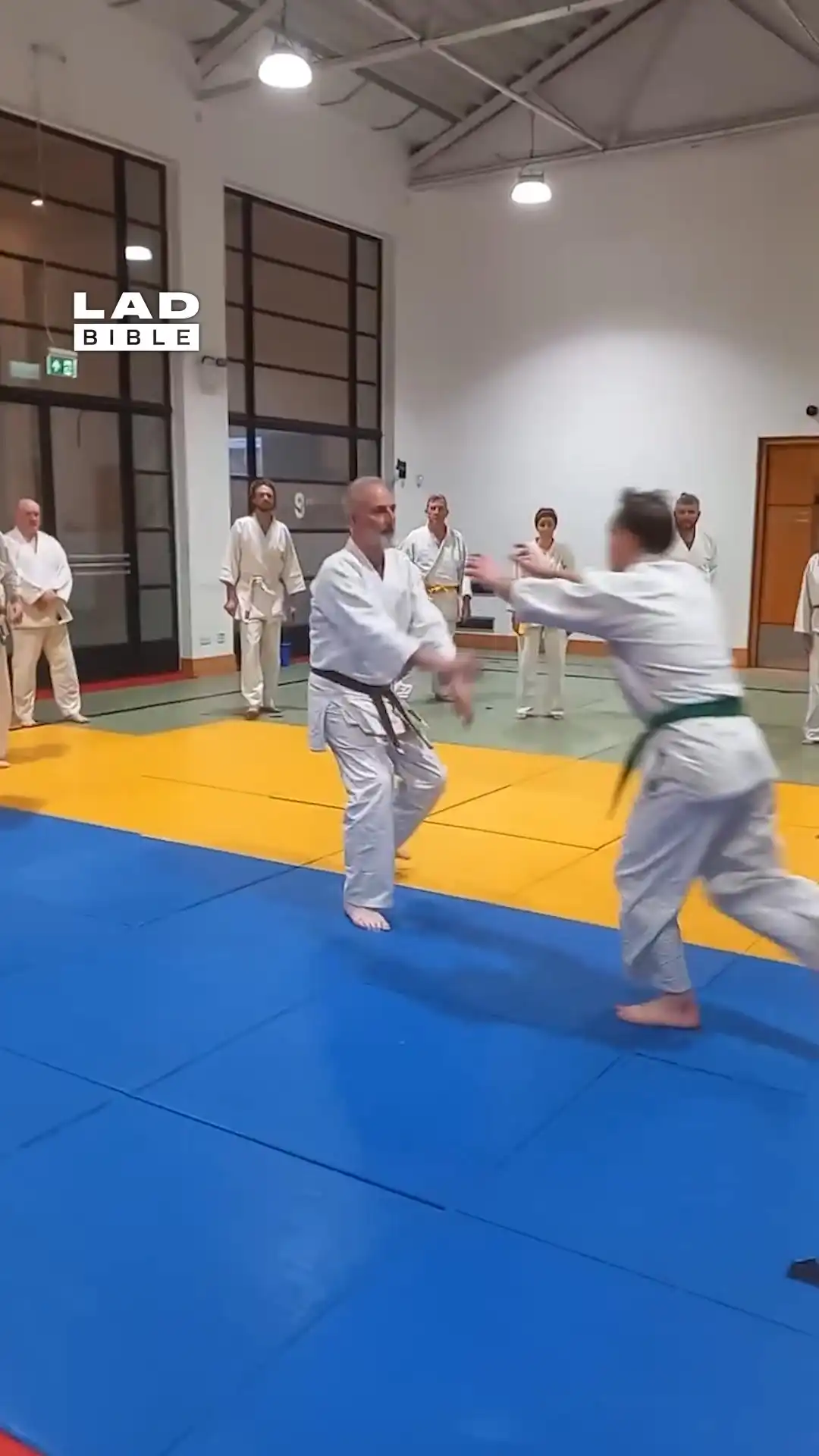 My karate students can't take me down 👏